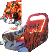 inflatable tiger slide 